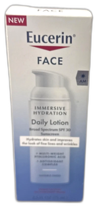 Eucerin Face Night Cream Immersive Hydration Exp 07/27 Pack of 6 New