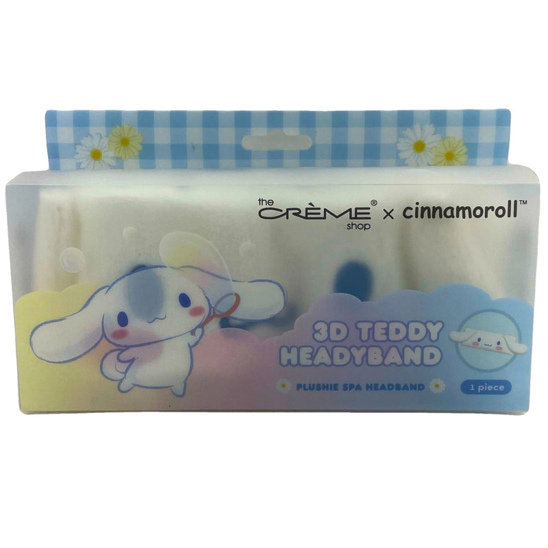 The Crème Shop x Cinnamoroll 3D Teddy Plush Spa Headband New