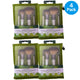 EcoTools On-The-Go Style Kit Travel Makeup Brush Set with Cosmetic Bag 4 Pieces