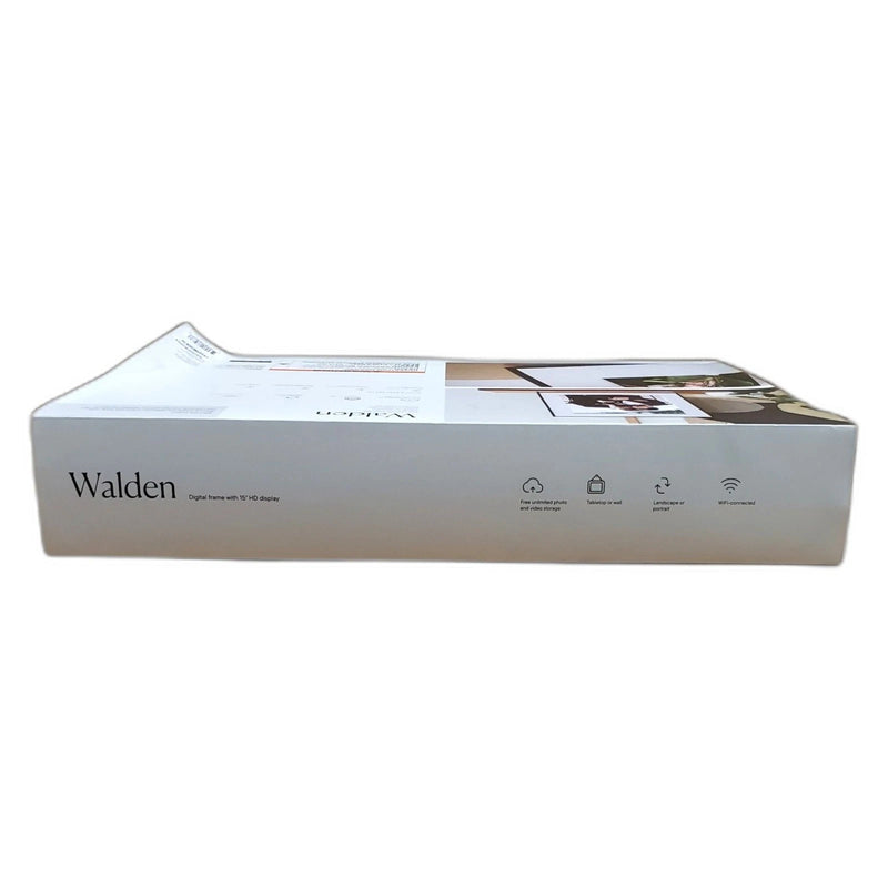Aura Home AF110-MBLK Walden 15 Inch Digital WiFi Photo Frame Matted New
