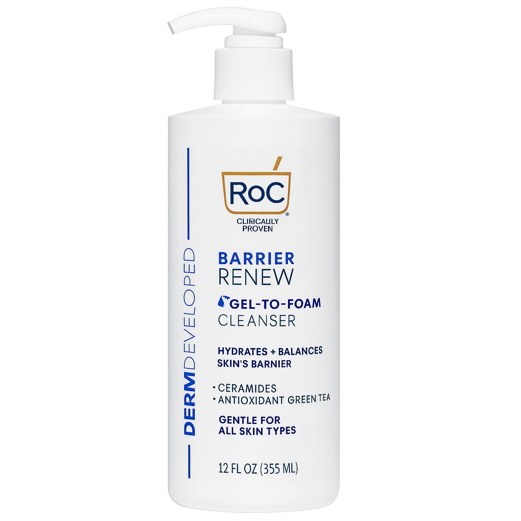 RoC Barrier Renew Gel-to-Foam Cleanser 12 fl oz New 1