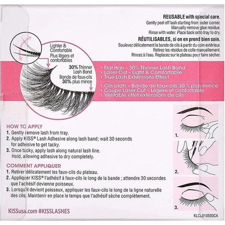 Kiss Lash Couture Royal Silk Luxtensions 1 Pair 3 Pack New 2