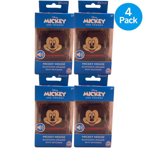 Disney Mickey and Friends Mickey Mouse Bitty Box Bluetooth Speaker Keychain 4 Pa