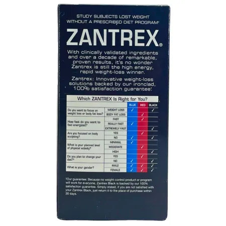 Zantrex Black Extreme Energy & Rapid Weight Loss Formula 84 Softgels Set 10-2026