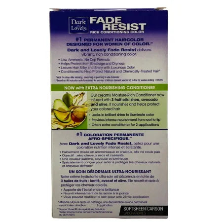 Dark & Lovely Fade Resist 374 Rich Auburn Hair Color – 3 Pack – New