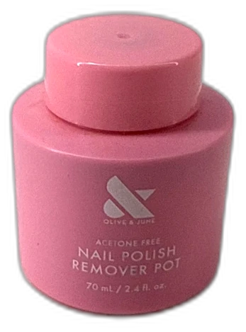 Acetone-Free Nail Polish Remover Pot 70mL Gentle Nail Care Pack of 6 New