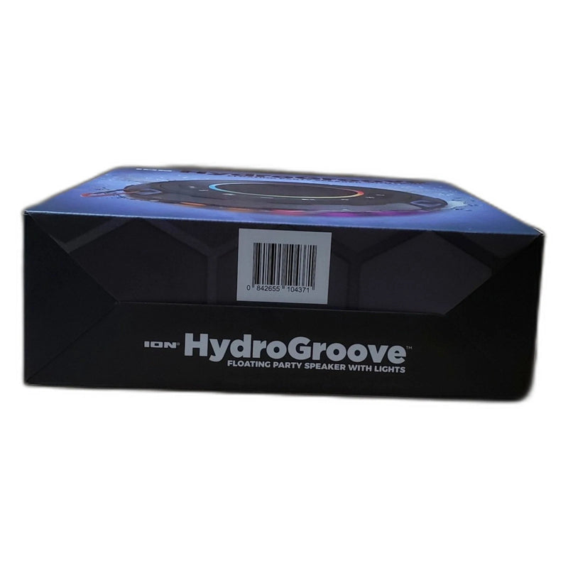 ION Audio HydroGroove Floating Bluetooth Party Speaker LED Lights IP67 New