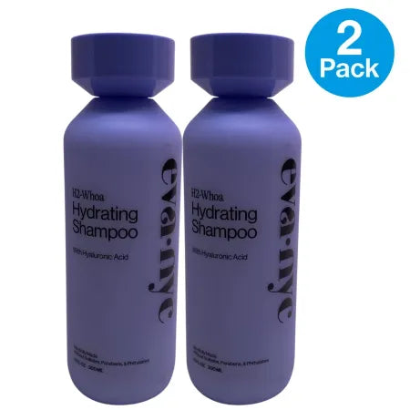 Eva NYC Hydrating Shampoo 10 oz bottle 2 pack set for moisturized hair care