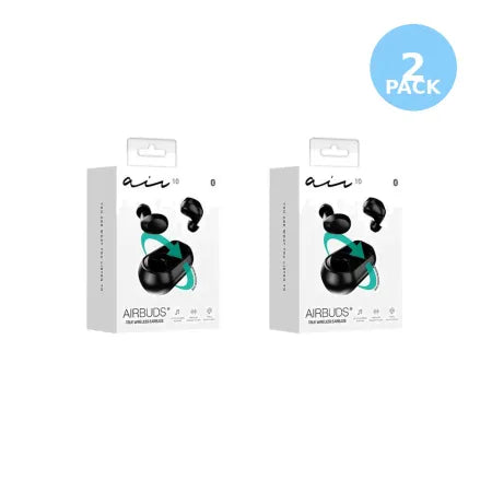 2 Pk Airbuds 10 True Wireless Earbuds