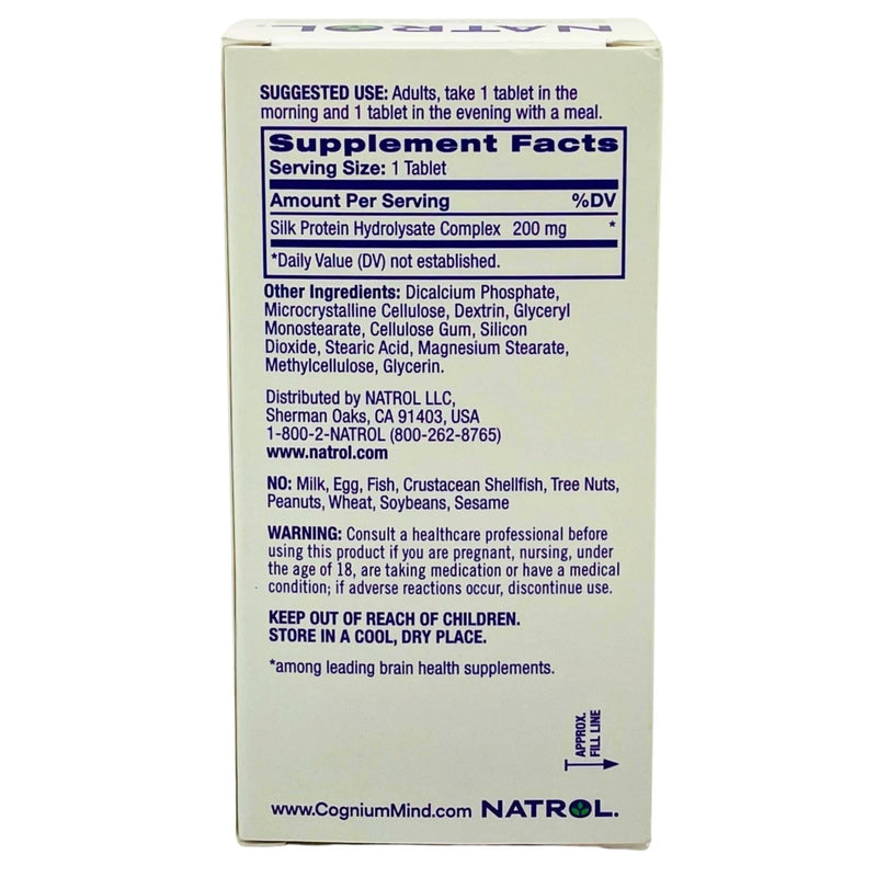 Natrol Cognium Memory Extra Strength 60 Tablets - 3 Pack - New