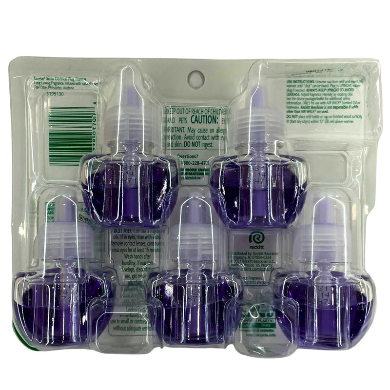 Air Wick Lavender Chamomile Essential Oil Plug In Refills 3.38 oz 2 Pack New