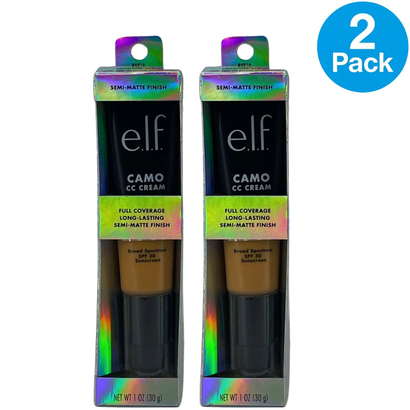 e.l.f. Camo CC Cream SPF 30 1 oz Medium 310C 2 Pack New