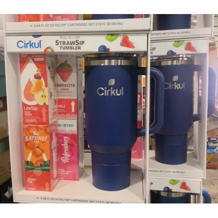 CIRKUL Midnight Blue 40oz StrawSip Tumbler
