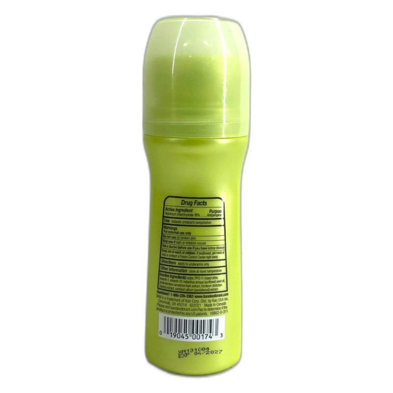 Ban Invisible Antiperspirant Deodorant Roll-On Unscented Exp 04/27 Pack of 5 New