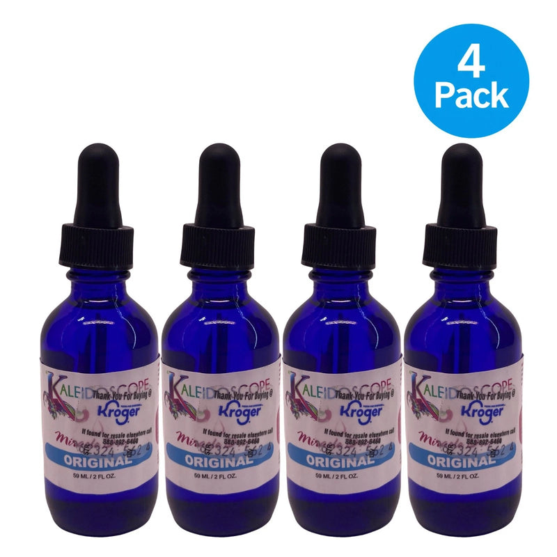 Kaleidoscope Miracle Drops Original Hair and Scalp Oil 2 Fl Oz 4 Pack bottle set