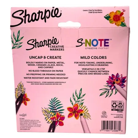 Sharpie S-Note Creative Markers 10 Count 2 Pack New
