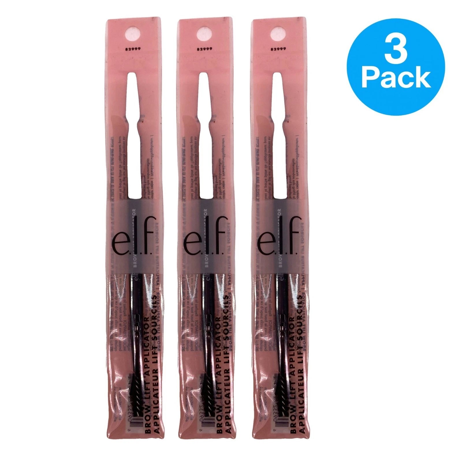 e.l.f. Brow Lift Applicator Dual-Ended Eyebrow Tool 3 Pack New