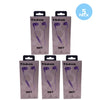 5 Pack Skullcandy Set USB-C Wired Earbuds with Noise Isolating Fit in black