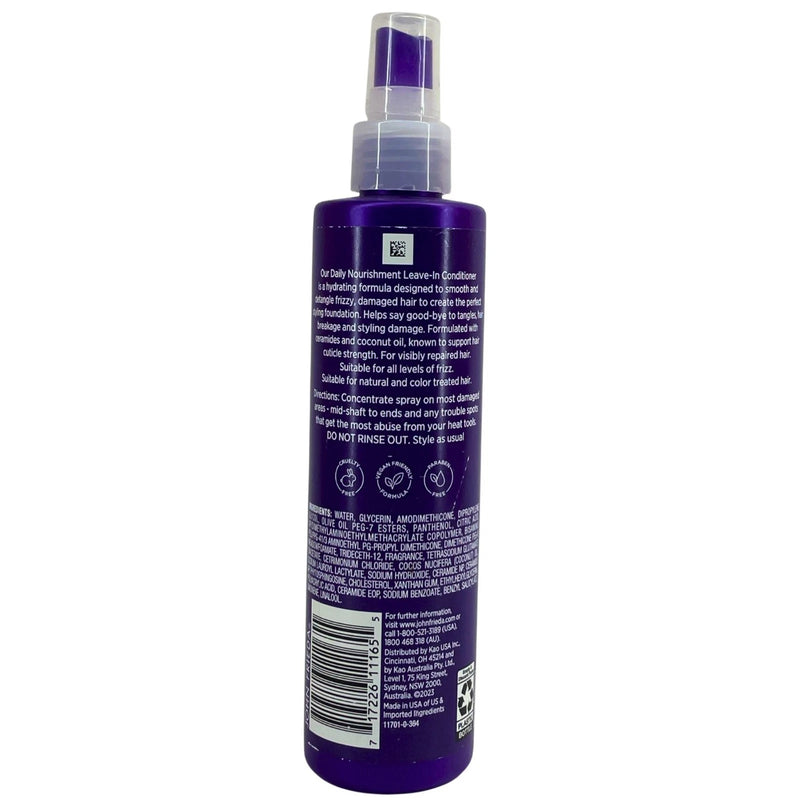 John Frieda Frizz Ease Daily Nourishment Leave-In Conditioner 8 Oz 4 Pack New