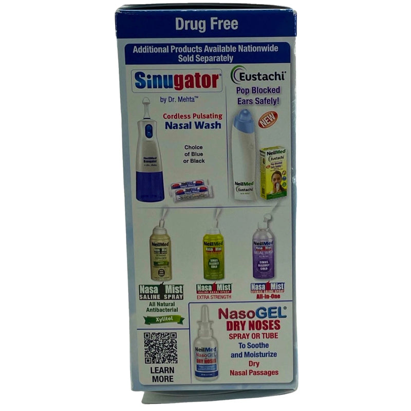 NeilMed Sinus Rinse Original Kit Squeeze Bottle & 60 Premixed Packets 3 Pack