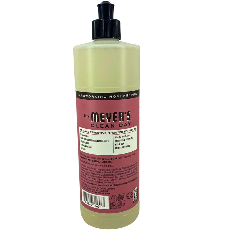 Mrs. Meyer's Rosemary Dish Soap 16 fl oz 3 Pack New