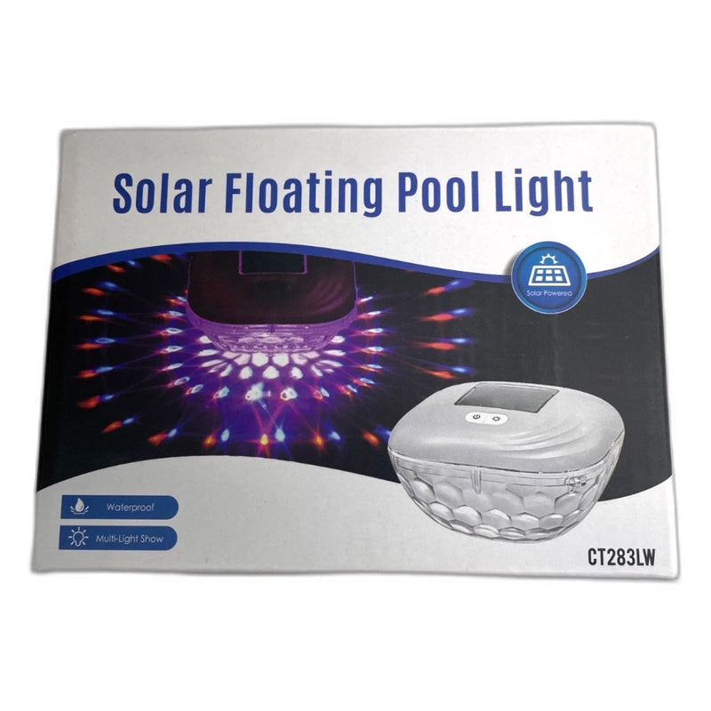 Pooldecor Floating Pool Lights Solar Powered LED White Outdoor Garden New