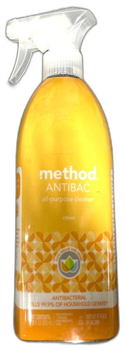 Method All-Purpose Cleaner Citron Scent 28oz Pack of 4 New