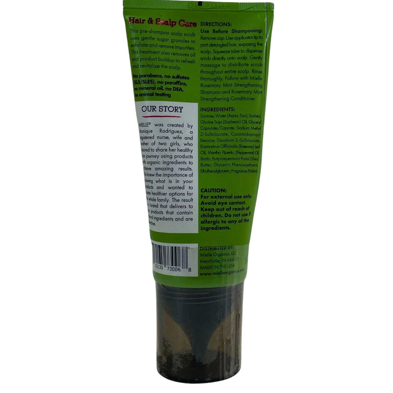 Mielle Organics Rosemary Mint Clarifying Sugar Scalp Scrub Biotin 2 Pack New