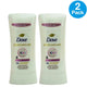 Dove Advanced Care Clear Finish Antiperspirant 2.6 Oz 2 Pack New 05/2027