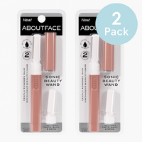 About Face Sonic Beauty Wand Hair Remover 2 Pack New