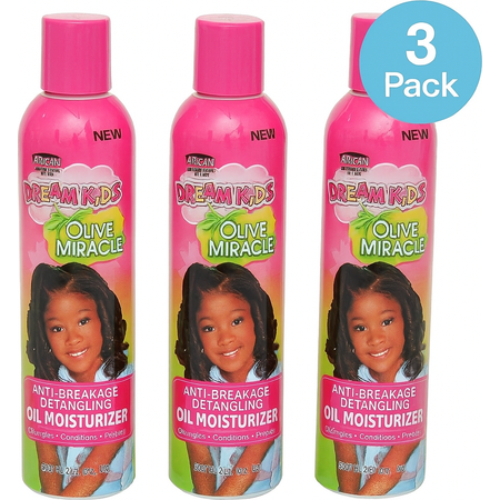 African Pride Dream Kids Oil Moisturizer 8 oz 3 Pack New