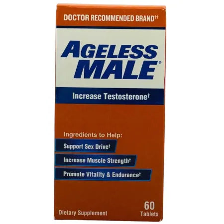 Ageless Male Increase Testosterone Dietary Supplement 60 Tablets (1 Pack) 1