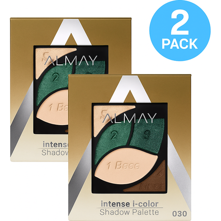 Almay Intense i-Color Shadow Palette 030 2 Pack - Vibrant eyeshadow colors for striking eye makeup looks