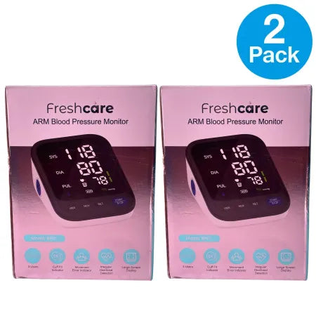 Arm Blood Pressure Monitor BP111 with Digital Large Display - 2 Pack Bundle for Accurate Blood Pressure Readings