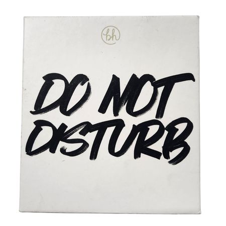 BH Cosmetics Do Not Disturb Eyeshadow Palette featuring 9 blendable colors in warm and cool tones