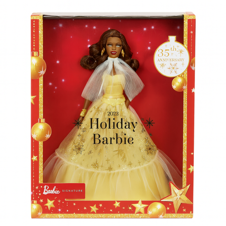Barbie 2023 Holiday Doll 35th Anniversary Special Edition New