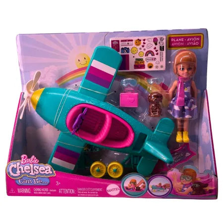 Barbie Chelsea Airplane Playset Doll Plane Accessories New