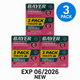 Bayer Chewable Aspirin 81mg Cherry 108 Tablets 3 Pack Exp 06/2026 New