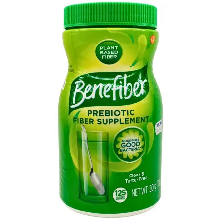 Benefiber Prebiotic Fiber Supplement 500g (125 Servings) – Clear & Taste-Free 1