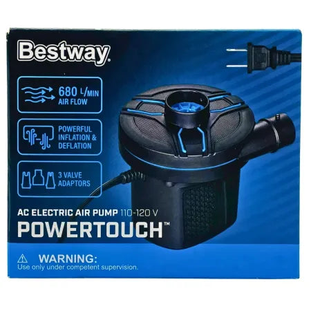 Bestway PowerTouch AC Electric Air Pump 110–120V – 680 L/Min – New