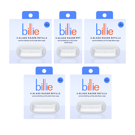 Billie 5-Blade Razor Refills 4ct 5 Pack New