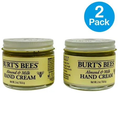 Burt’s Bees Almond & Milk Hand Cream 2oz – 2 Pack – New 1