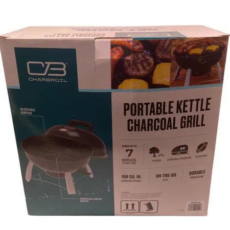 Charbroil Portable Kettle Charcoal Grill 150 Sq In 1 Pack New
