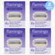 Flamingo Razor Cartridges Moisture Plus Aloe Coconut Shea 4 Count Pack New