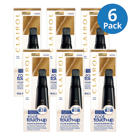 Clairol Root Touch-Up Color Blending Gel Blonde 1.5 fl oz bottle from 6-pack set