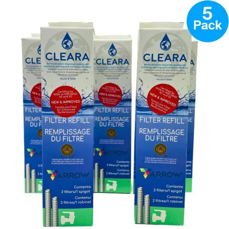 Cleara Water Filter Refill w/Spigot 2ct Each 5 Pack Twist Lock New