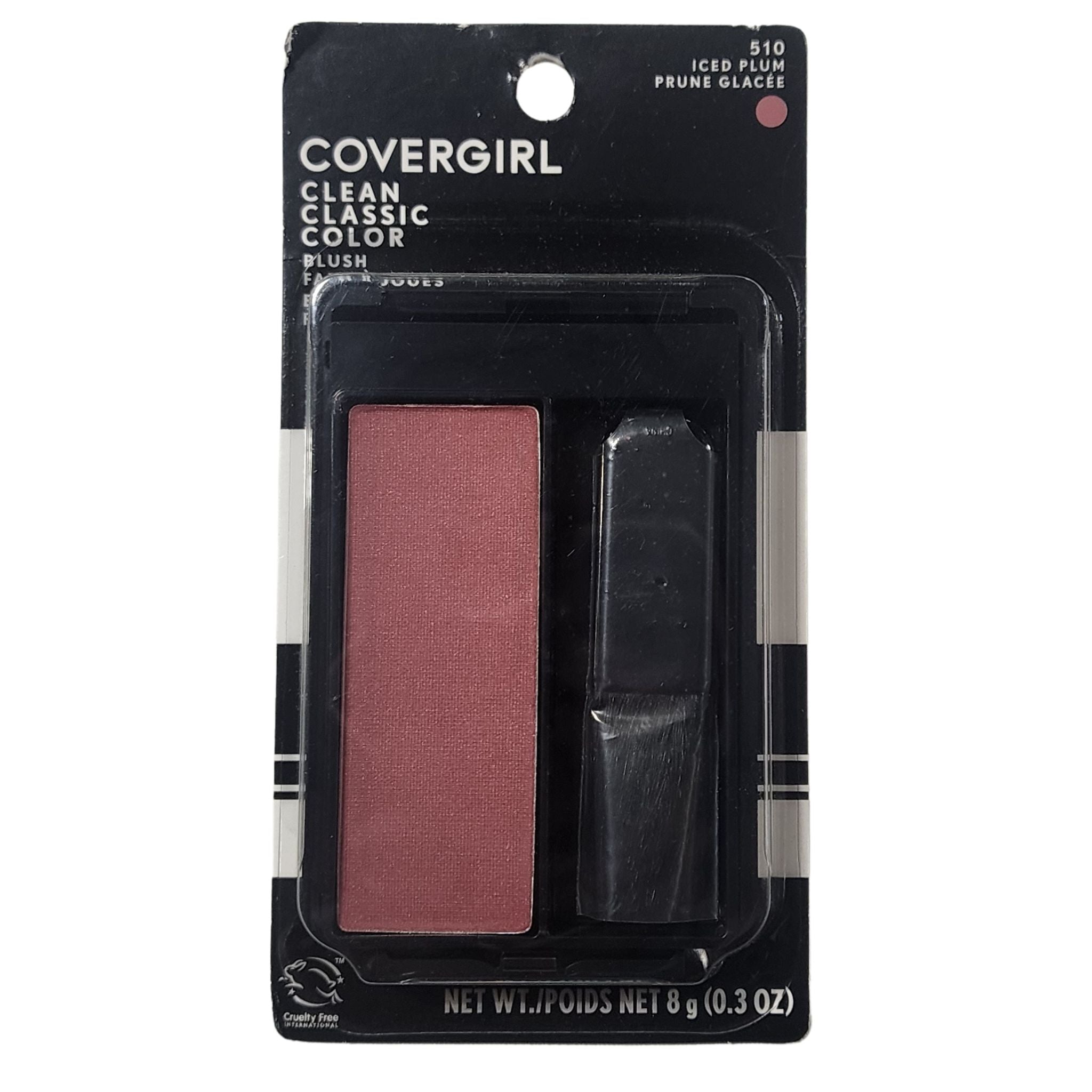 CoverGirl Clean Classic Color Blush 510 Iced Plum 0.3oz New