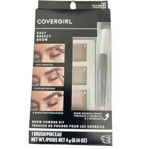 CoverGirl Easy Breezy Brow Kit with powder and pencil for shaping eyebrows