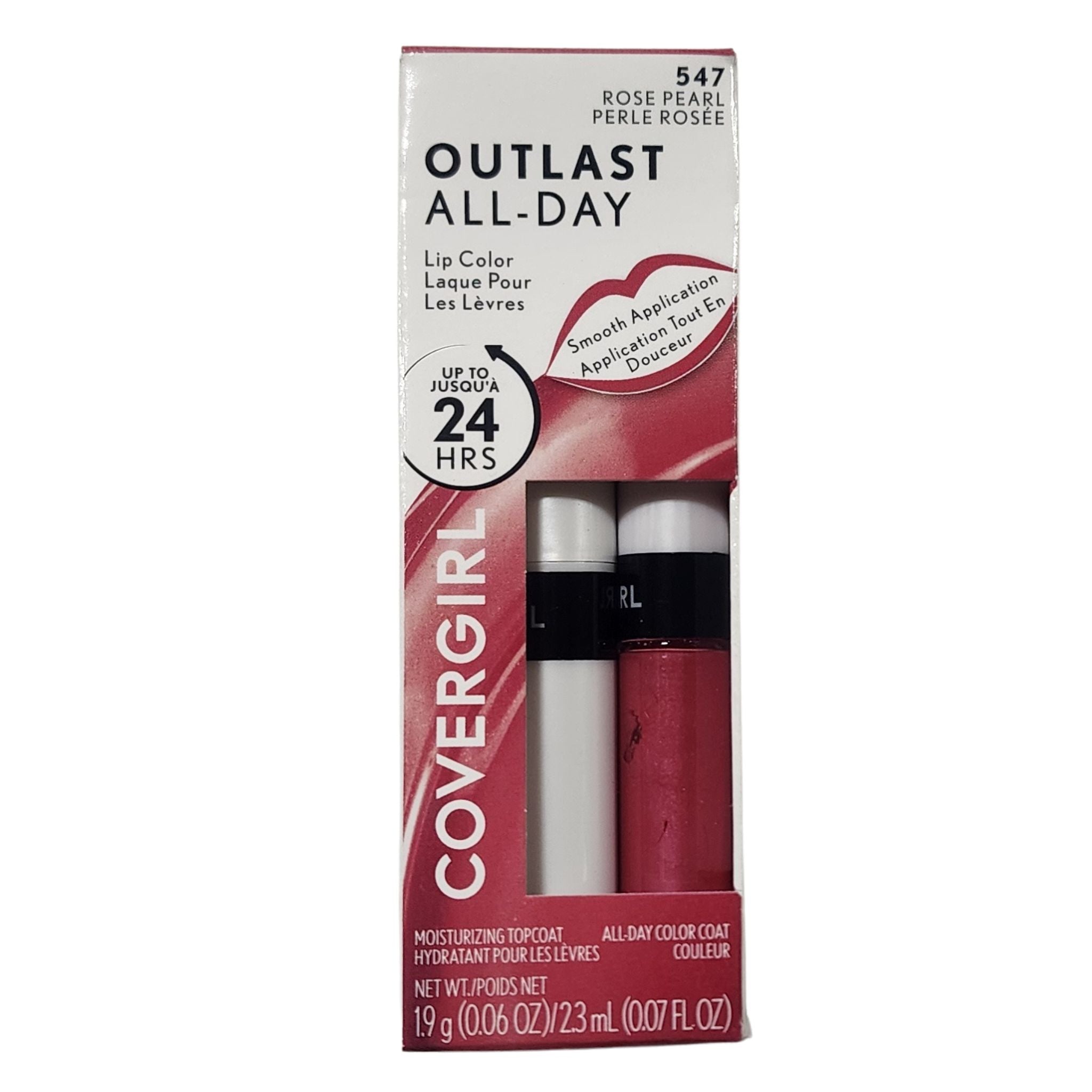 CoverGirl Outlast All-Day Lip Color 547 Rose Pearl 0.13oz New