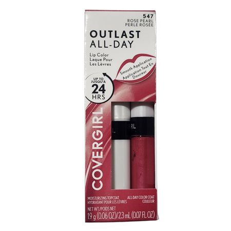 CoverGirl Outlast All-Day Lip Color 547 Rose Pearl 0.13oz New